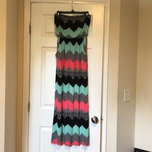 Multi color maxi dress